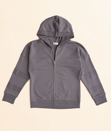 BKE Girls - Reverse Pieced French Terry Hoodie front view
