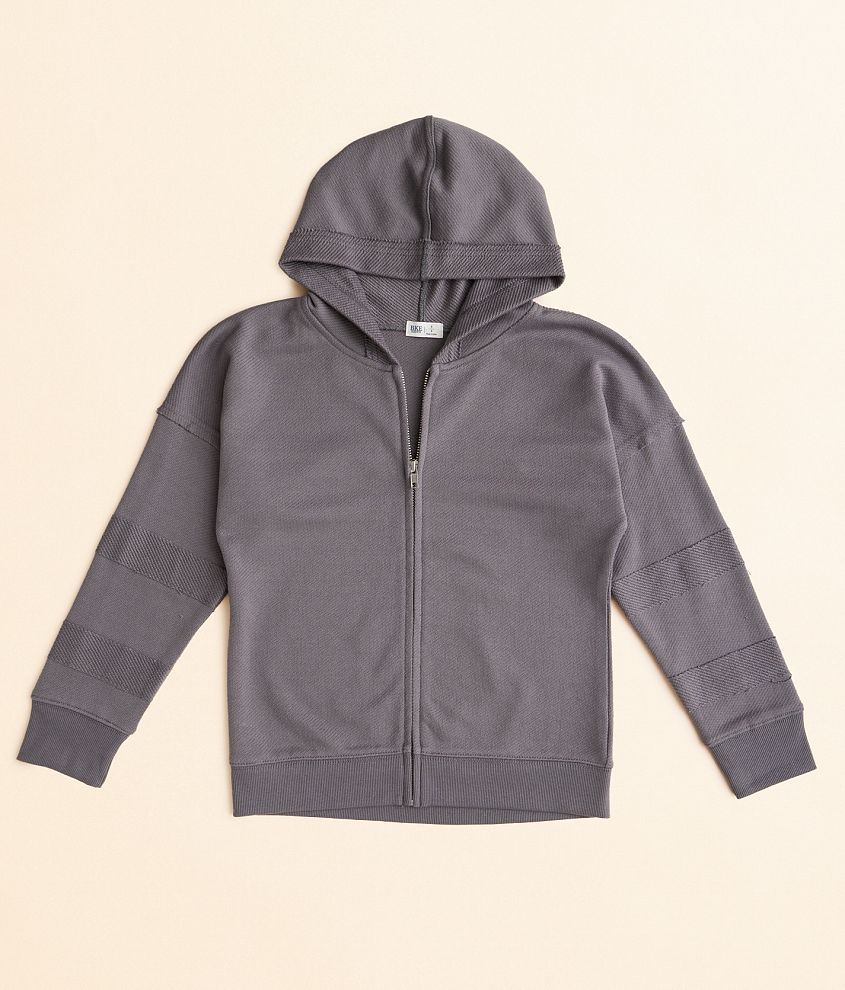 Girls - BKE Reverse Pieced French Terry Hoodie front view