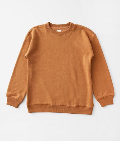 Modish Rebel Girls - Drop Shoulder Oversized Pullover front view