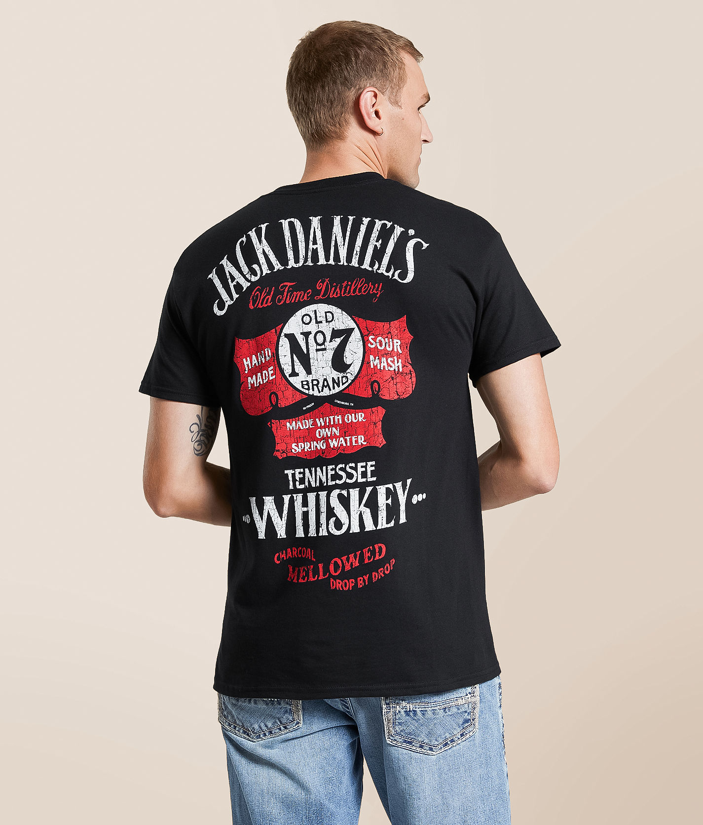 70s Jack Daniel's 鬼スエード tシャツ 70s Jack Daniel´s 鬼スエード tシャツ