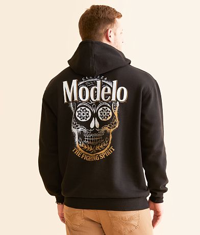 Changes Modelo™ Mexican Skull Hooded Sweatshirt front view