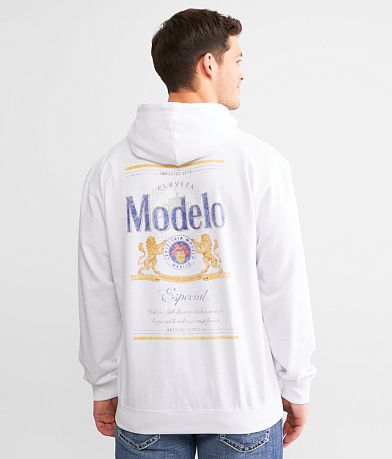 Changes Modelo® Vintage Label Hooded Sweatshirt front view