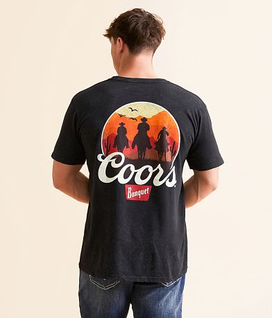 Changes Coors® Banquet Cowboy Circle Lock T-Shirt front view