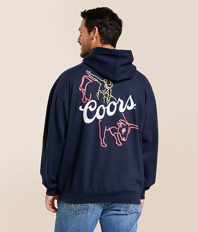 Changes Coors Light Neon Hooded Sweatshirt front view