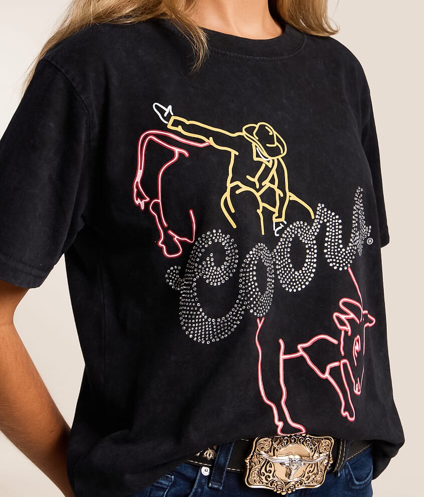 Coors Bull Riding Rhinestone T-Shirt