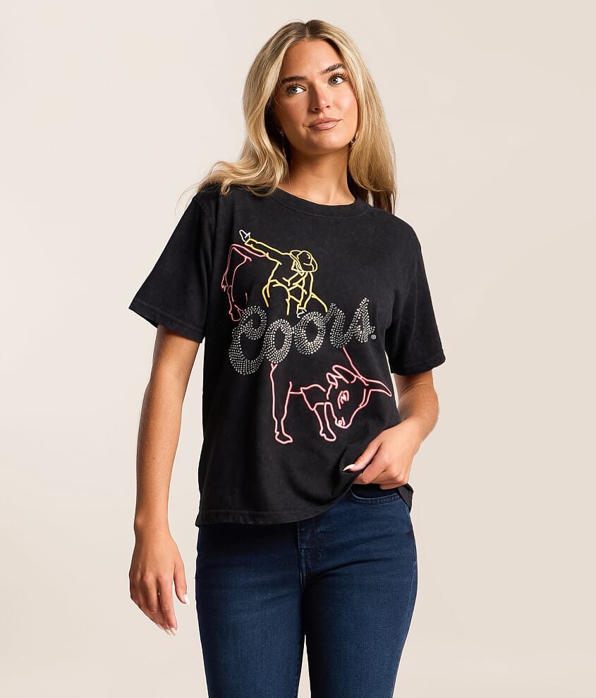 Coors Bull Riding Rhinestone T-Shirt