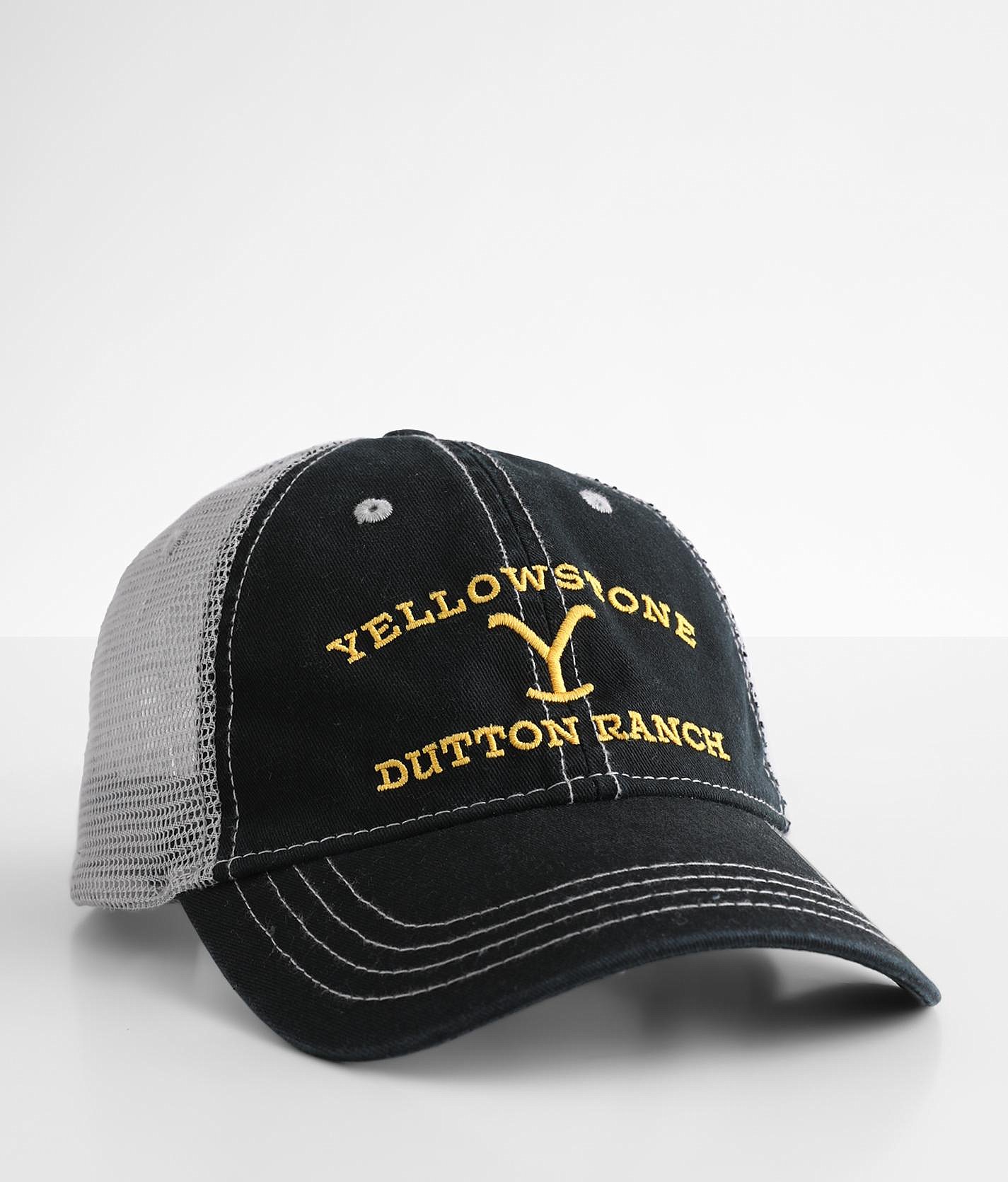 thumbnail image 2 of Yellowstone Dutton Ranch Beanie Hat - Grey Knit Winter Cap With Cuff 2 of 11