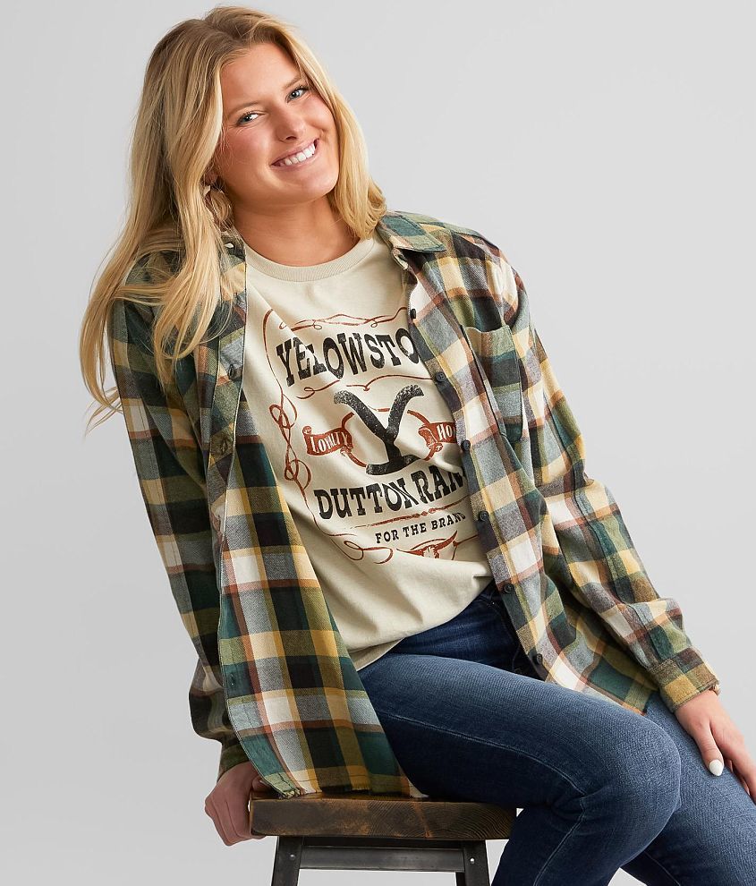 Yellowstone™ Dutton Ranch T-Shirt - Women's T-Shirts in Natural | Buckle