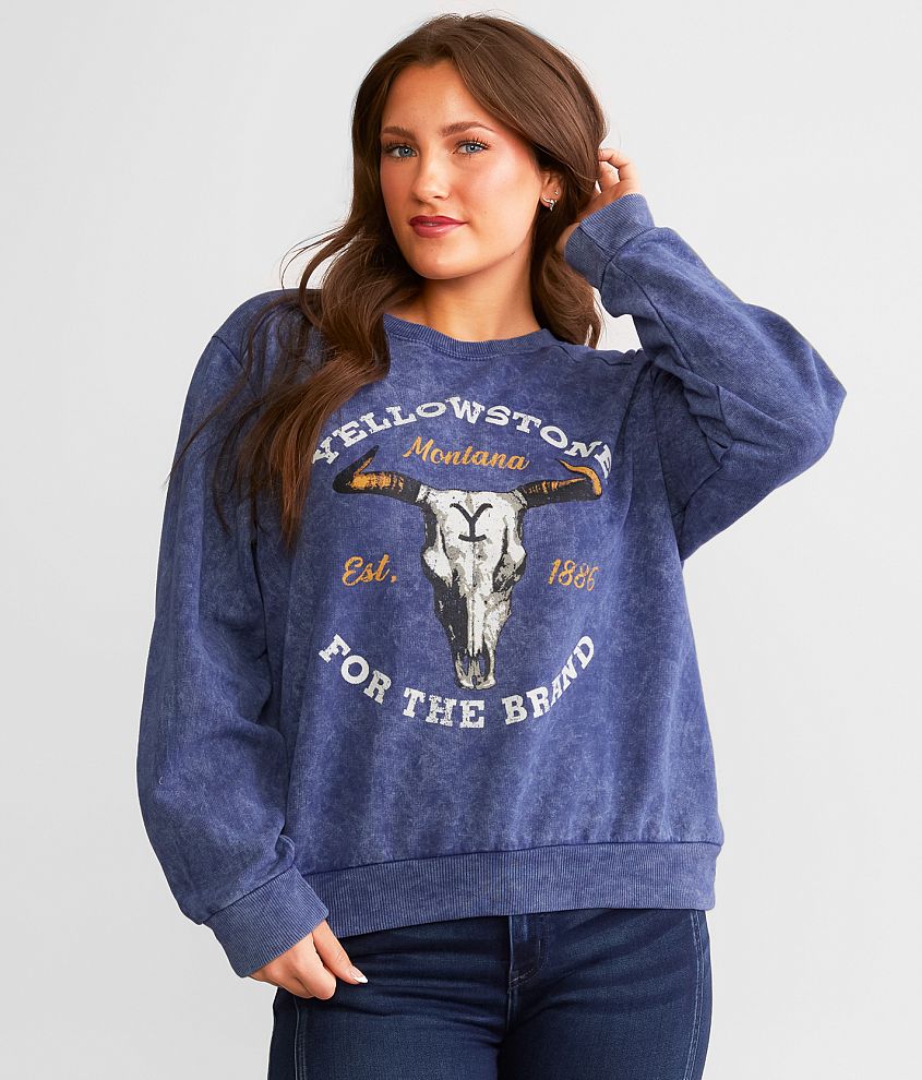 Yellowstone For The Brand Pullover Women s Sweatshirts in Navy