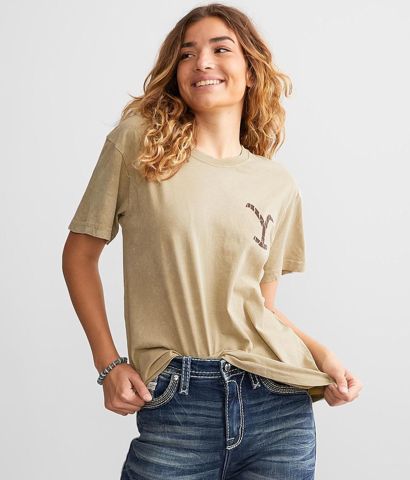 Yellowstone Ranch Hand TShirt Women's TShirts in Natural Buckle