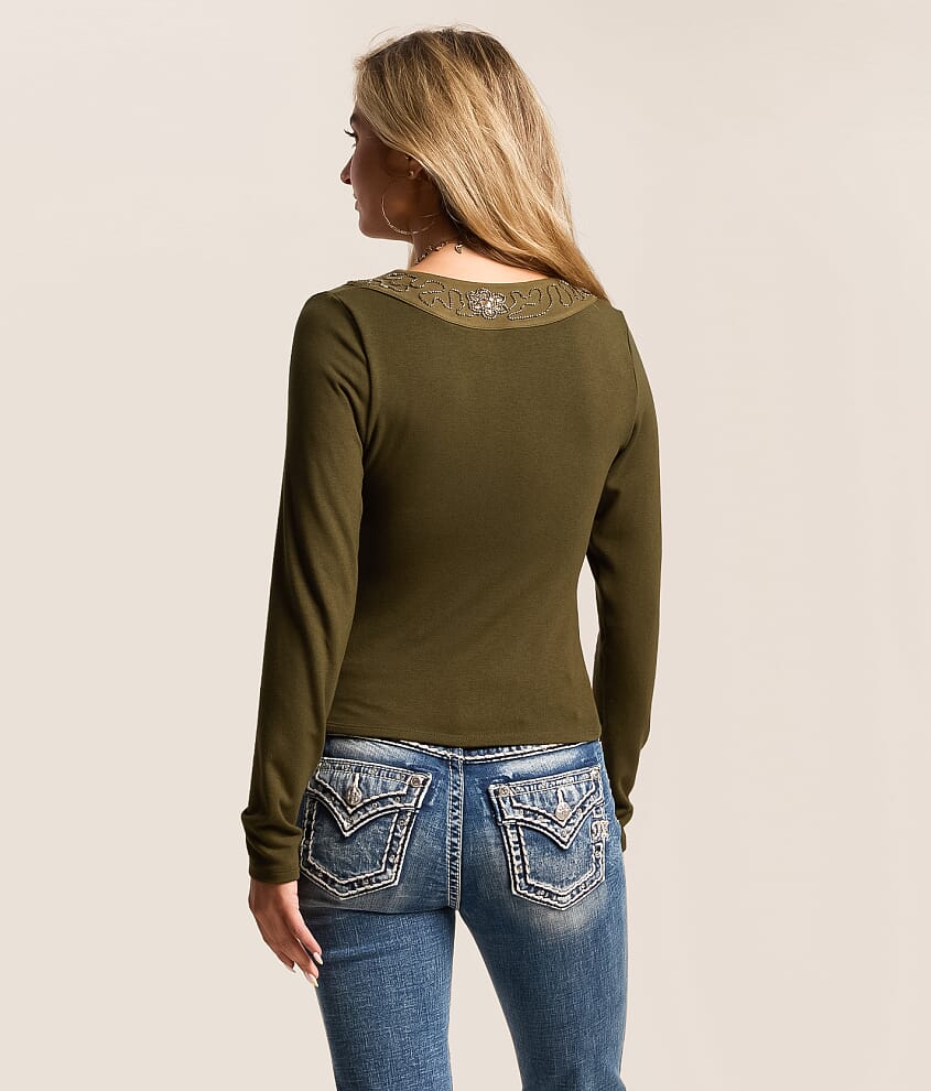Icon Edit - Embellished Top