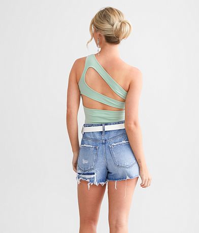 Willow &amp; Root One Shoulder Bodysuit back view