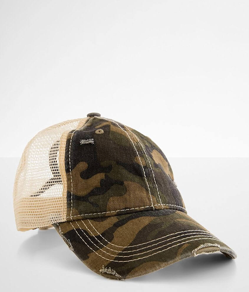 CC® Camo Ponytail Baseball Hat