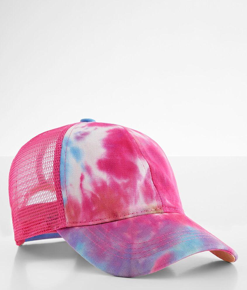 C.C&#174; Tie Dyed Ponytail Baseball Hat front view