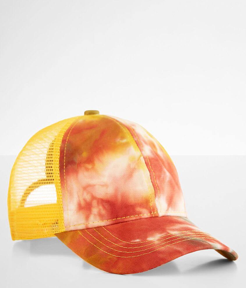 C.C&#174; Tie Dyed Ponytail Baseball Hat front view