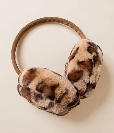 C.C® Leopard Earmuffs front view