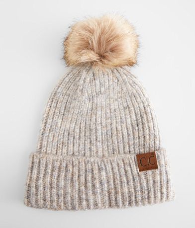 C.C® Ribbed Beanie front view