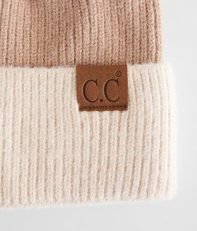 C.C&#174; Faux Fur Pom Beanie misc detail 2 view
