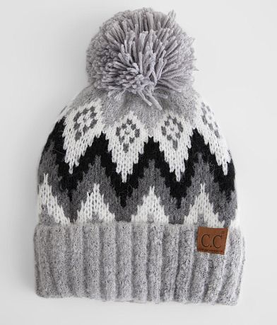C.C® Patterned Beanie front view