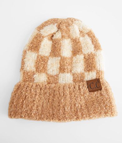 C.C® Checkered Beanie front view