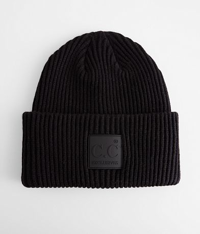 C.C® Ribbed Beanie front view
