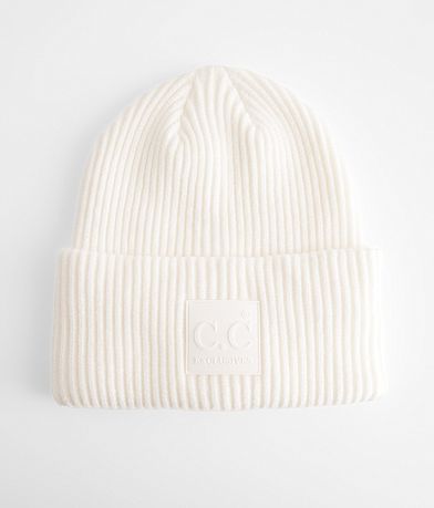 C.C® Ribbed Beanie front view