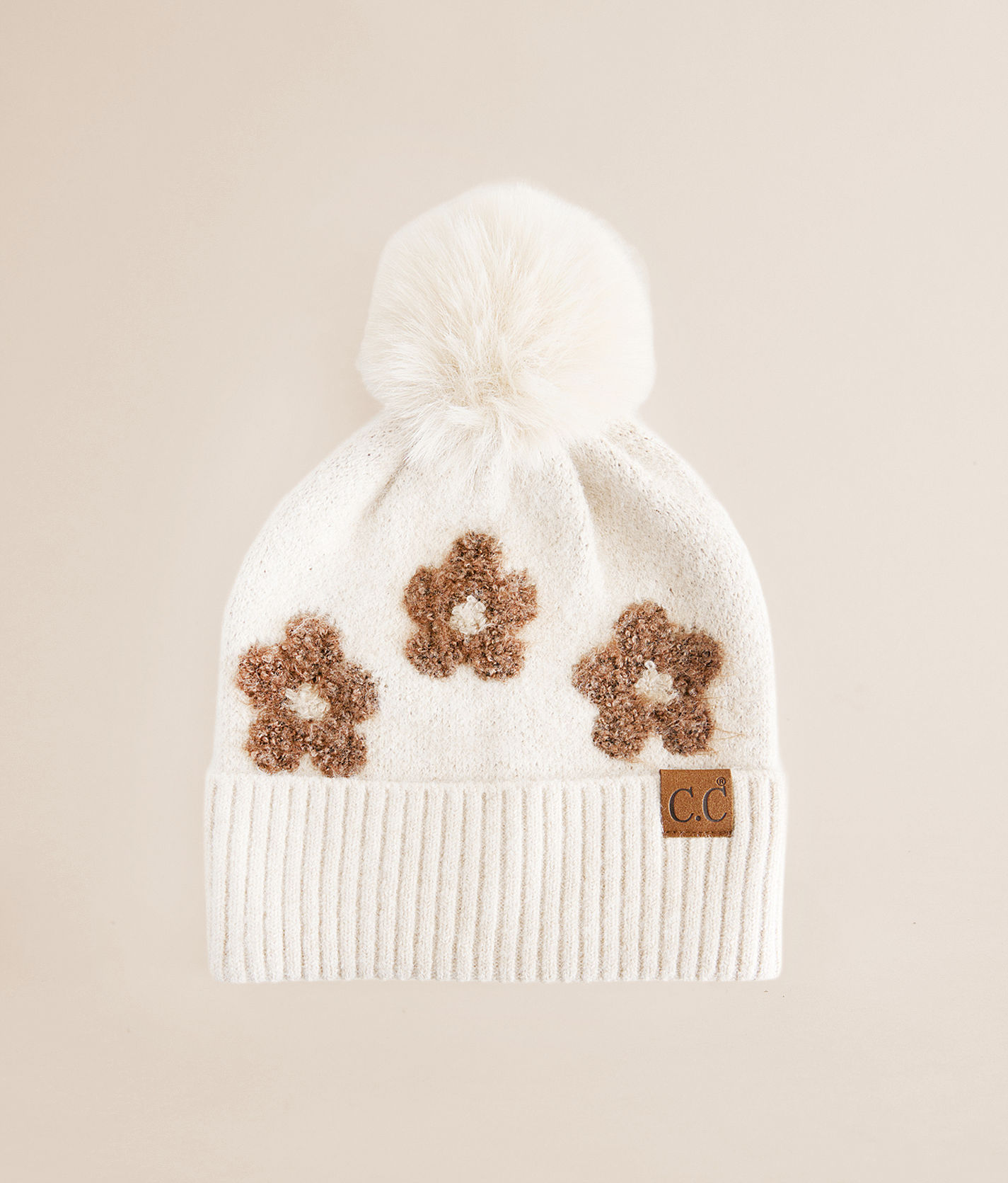 C C Exclusives Clear floral Studded Wool Hat C.C Hatsandscarf Exclusives Women main image 4