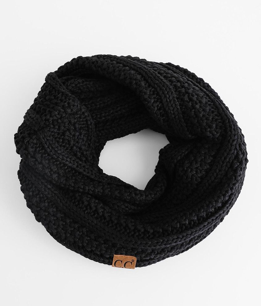 C.C&#174; Ribbed Infinity Scarf front view