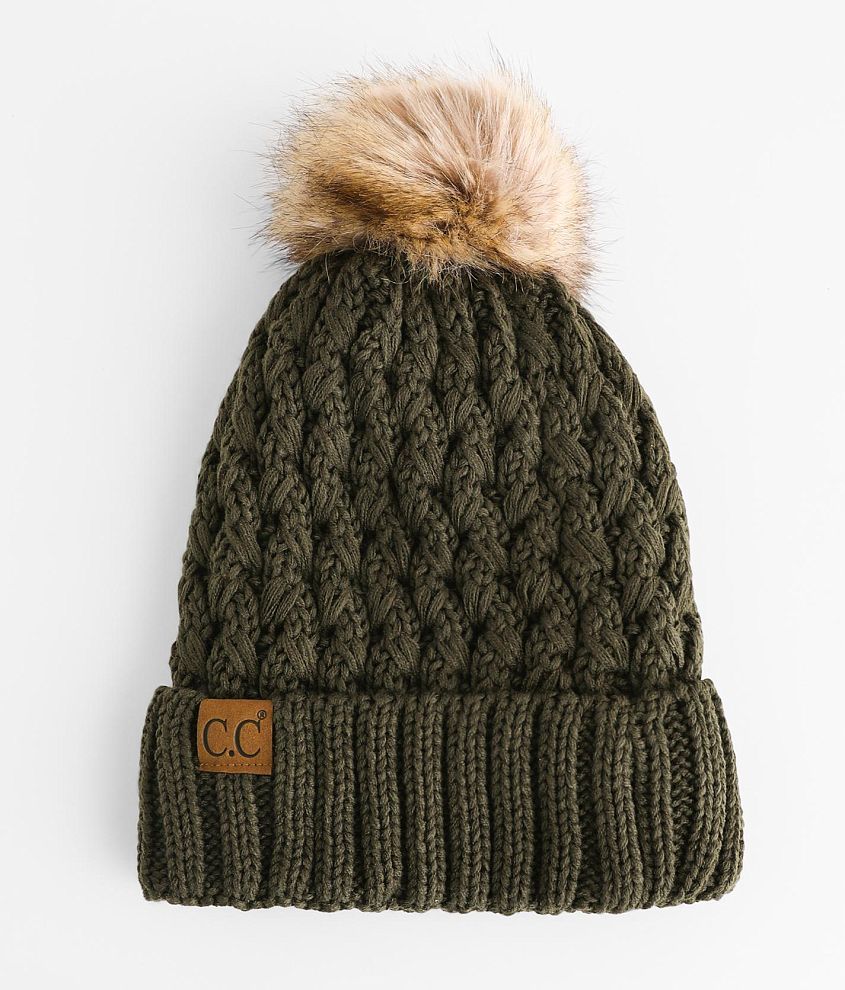 C.C&#174; Cable Knit Beanie front view