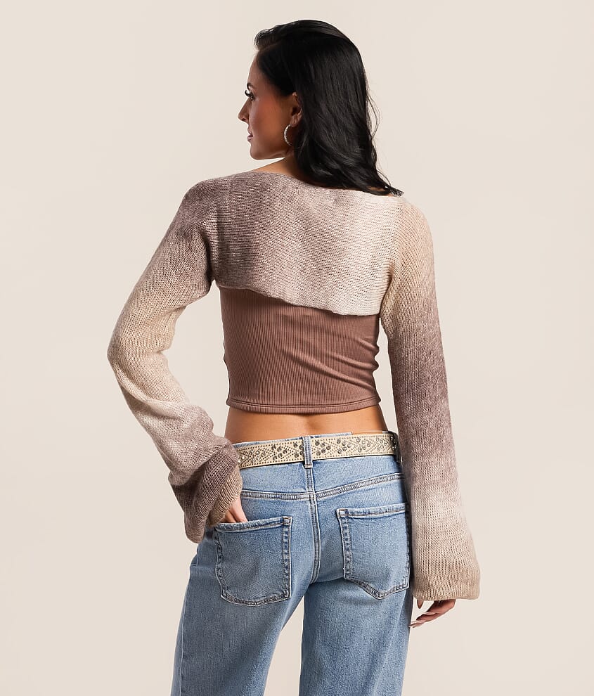 Marled Bolero Sweater - thumbnail 2