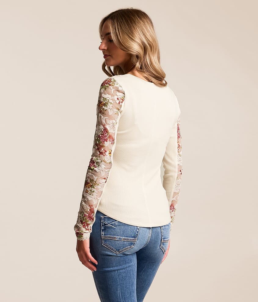 Crochet Square Neck Top - thumbnail 2