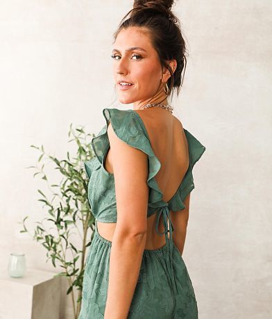 Chembery Textured Floral Romper MISC_DETAIL_2