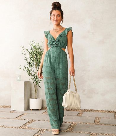 Chembery Textured Floral Romper MISC_DETAIL_3