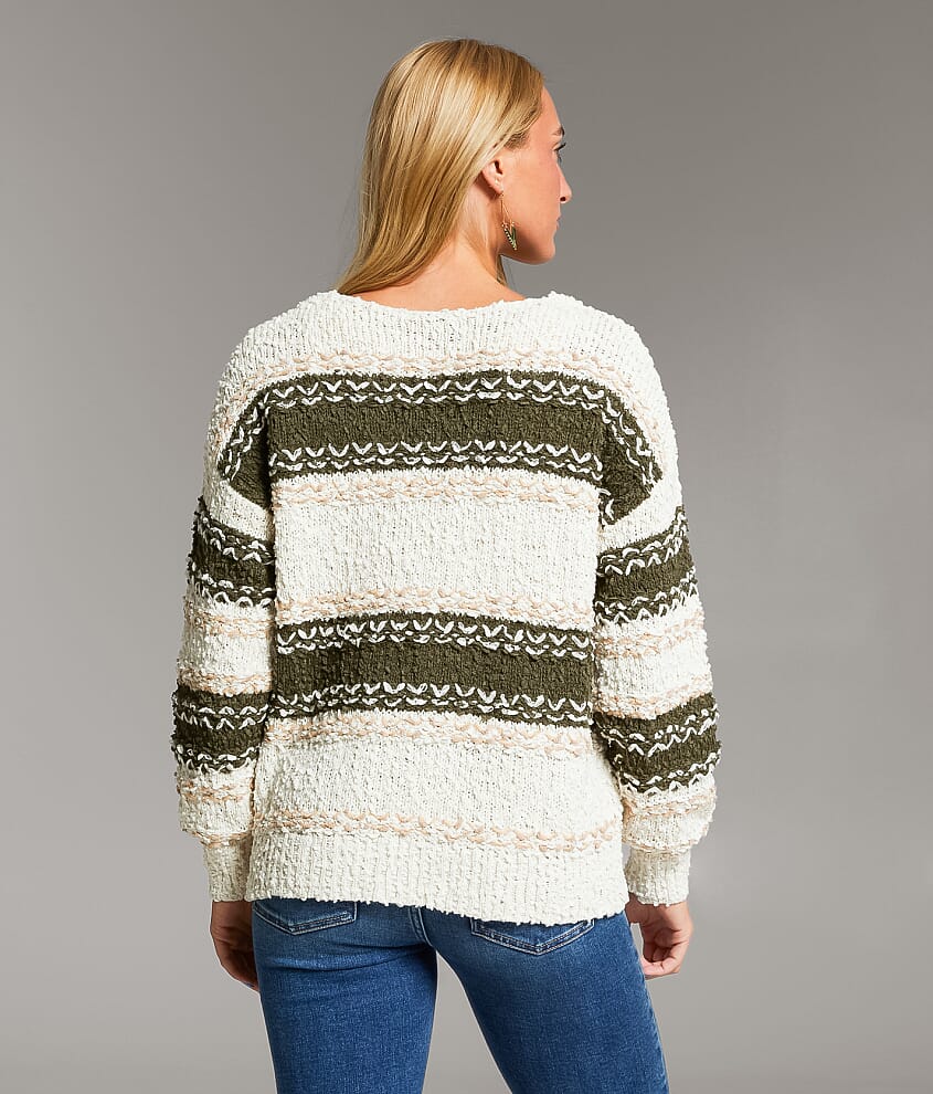 Striped Nubby Sweater - thumbnail 3