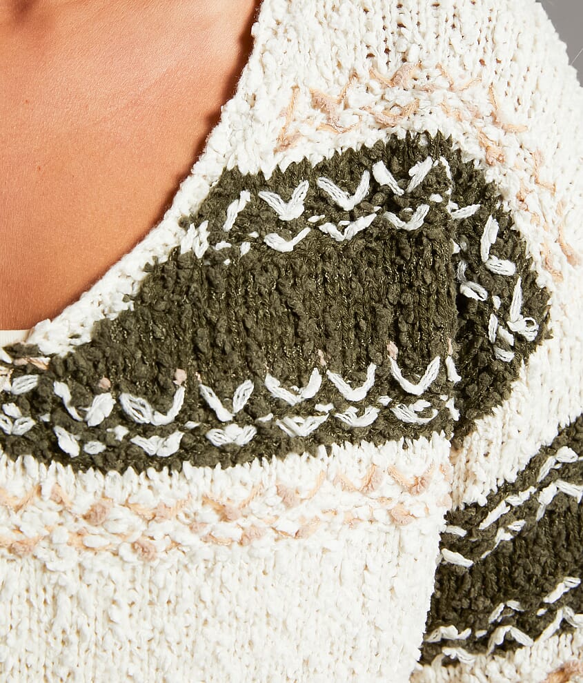 Striped Nubby Sweater - thumbnail 5