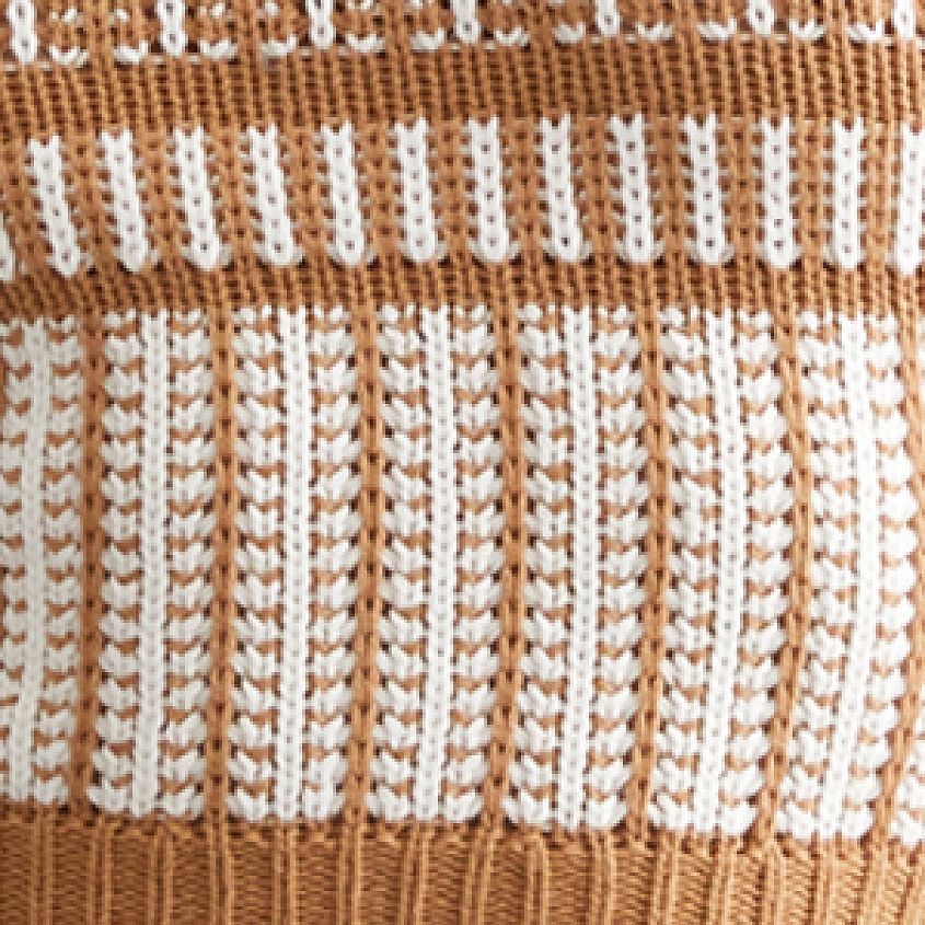 Daytrip Striped Sweater Tank Top Women's Tank Tops in Mustard