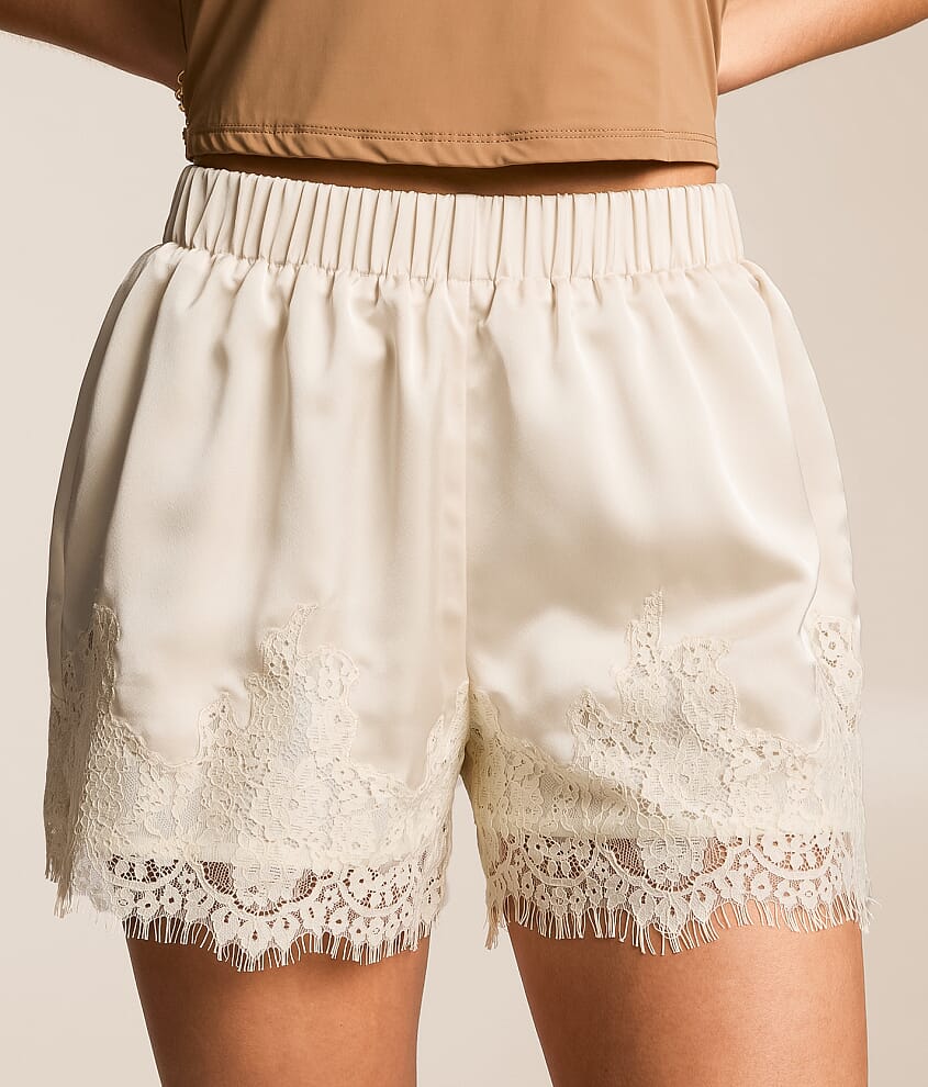 Satin Eyelash Lace Short - thumbnail 6