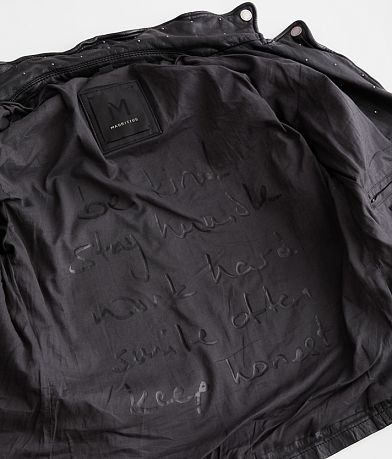 Mauritius Asymmetrical Leather Jacket misc detail 4 view