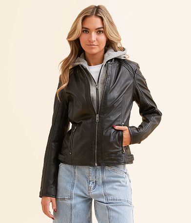 Mauritius Allice Leather Jacket front view