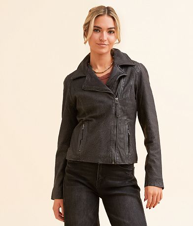 Mauritius Animala Leather Jacket front view