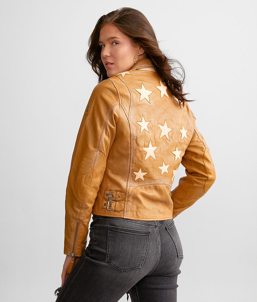 Mauritius Christy Leather Jacket front view