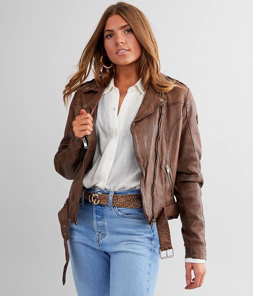Mauritius Wild Leather Moto Jacket