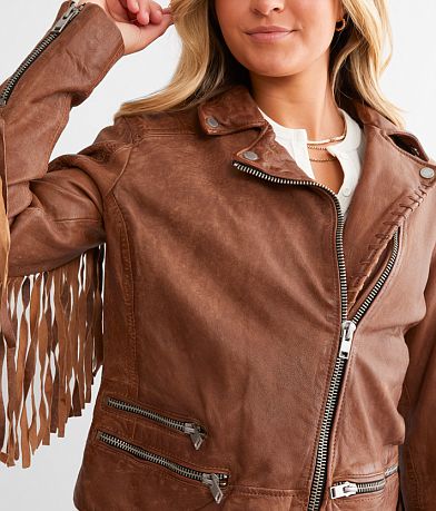 Mauritius Leather Fringe Jacket MISC_DETAIL_1