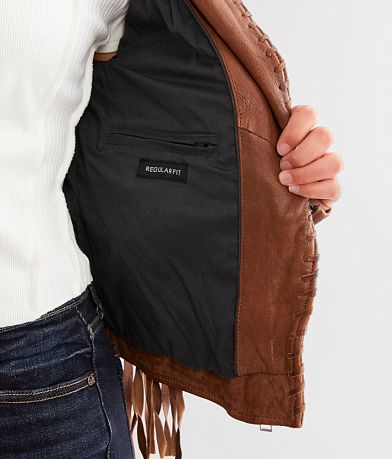 Mauritius Leather Fringe Jacket MISC_DETAIL_3