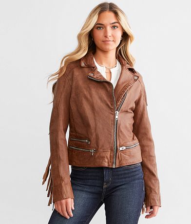 Mauritius Leather Fringe Jacket FULL_RIGHT_SIDE