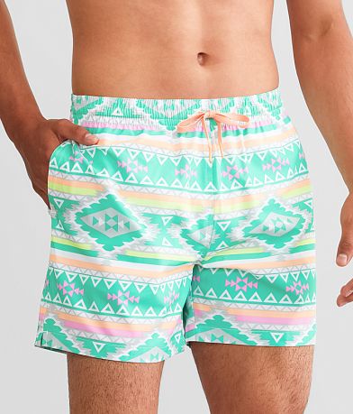 Chubbies The En Fuego Stretch Swim Trunks front view