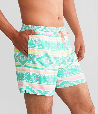 Chubbies The En Fuego Stretch Swim Trunks full left side view