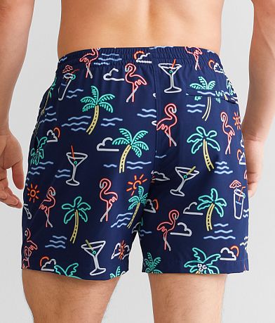 Chubbies The Neon Lights Stretch Swim Trunks BACK