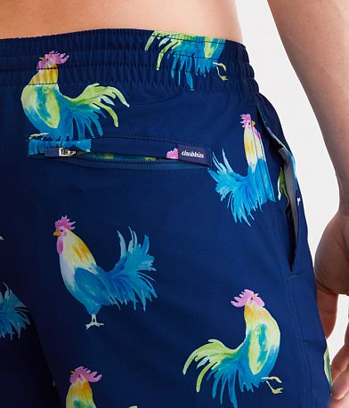 Chubbies The Fowl Play Stretch Swim Trunks back pocket view