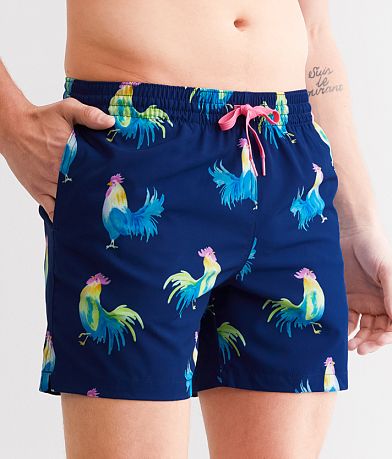 Chubbies The Fowl Play Stretch Swim Trunks front view